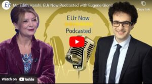 Mr. Edith Harxhi, EUr Now Podcasted with Eugene Gioni!